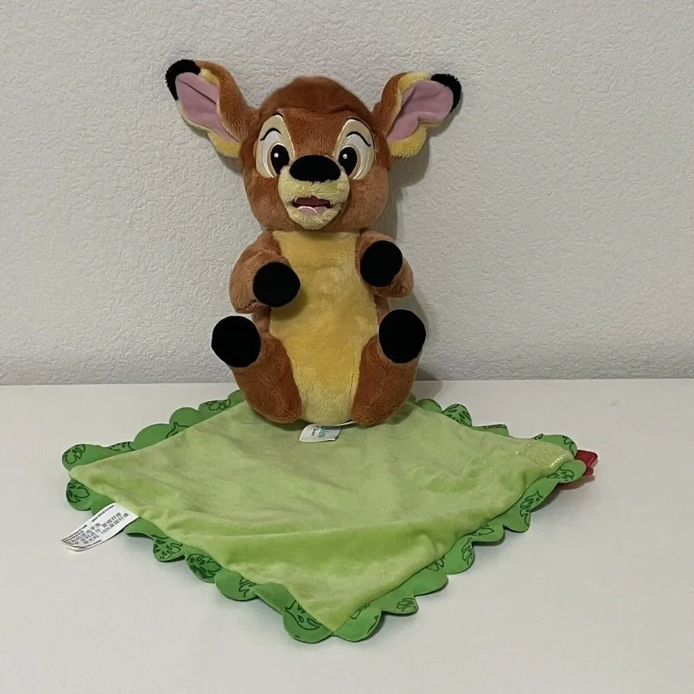 Disney Parks Disney Babies Bambi Baby Plush with Green Butterfly Blanket